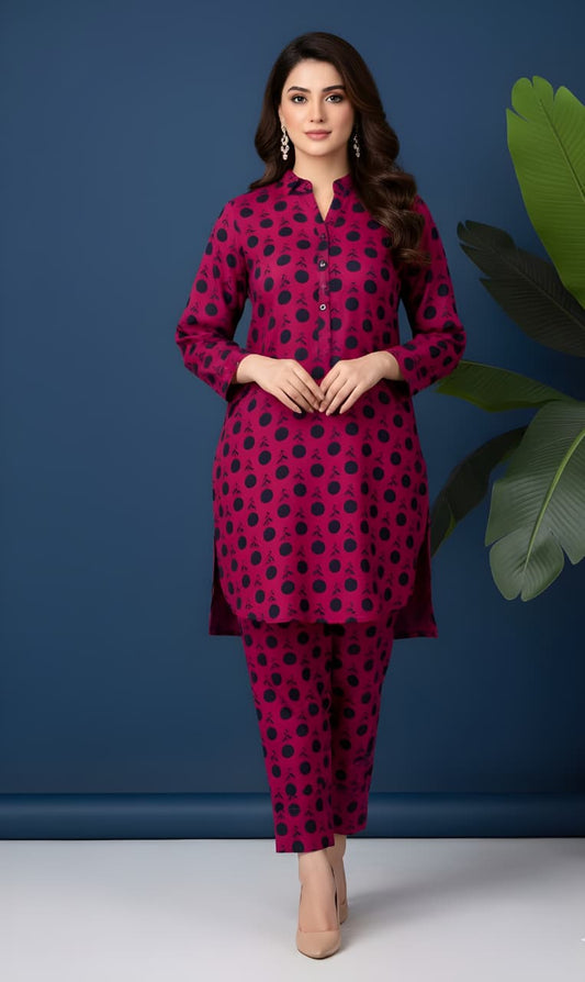 Premium Allover Khaddar 2-Piece Unstitched Suit