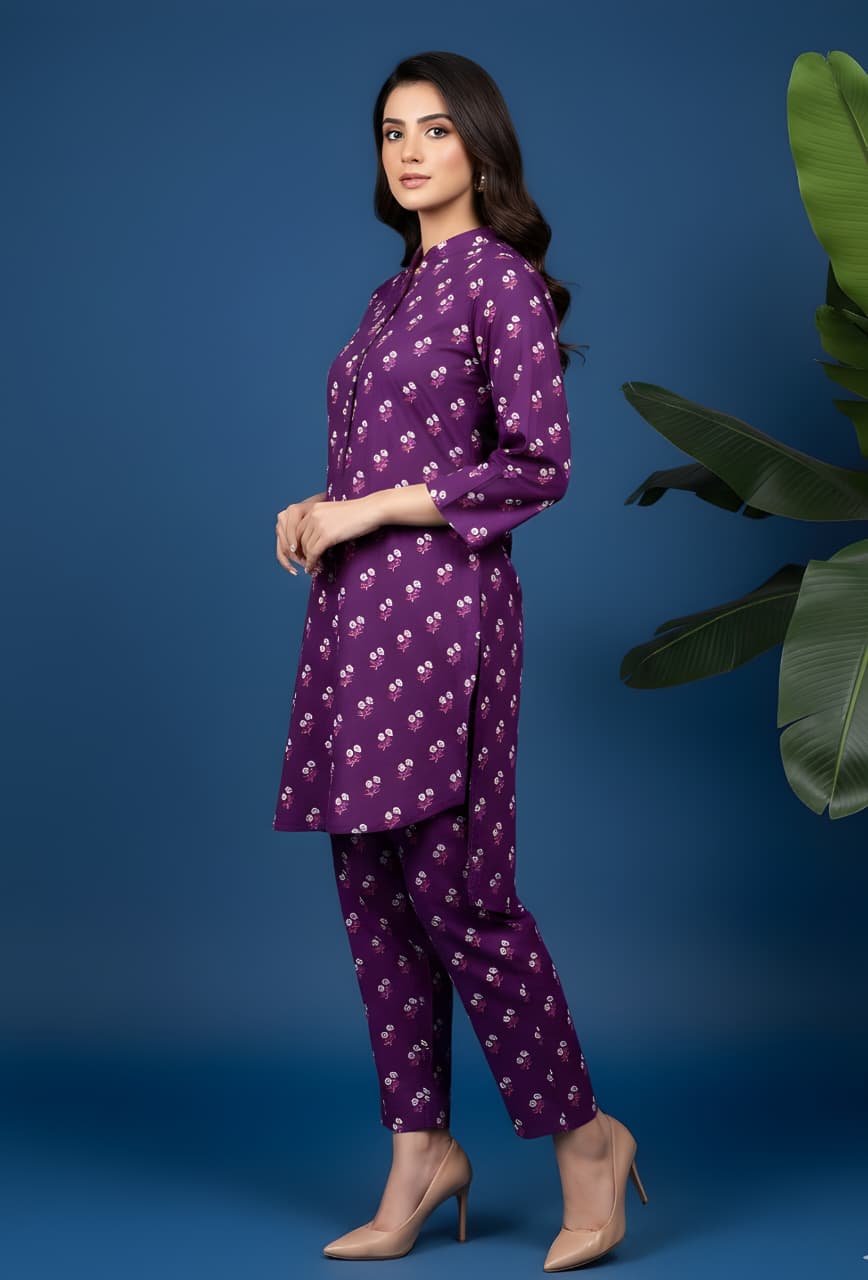 Premium Allover Khaddar 2-Piece Unstitched Suit