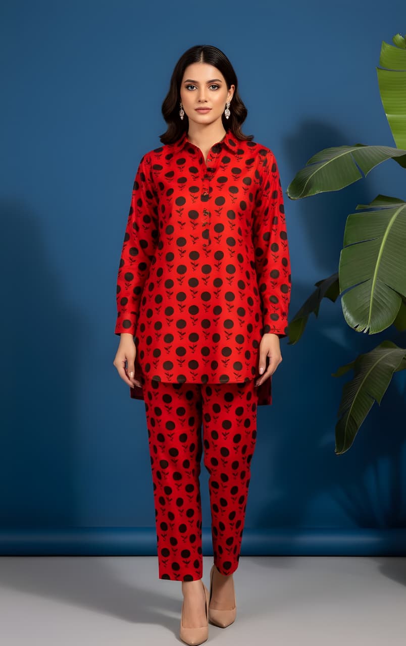 Premium Allover Khaddar 2-Piece Unstitched Suit