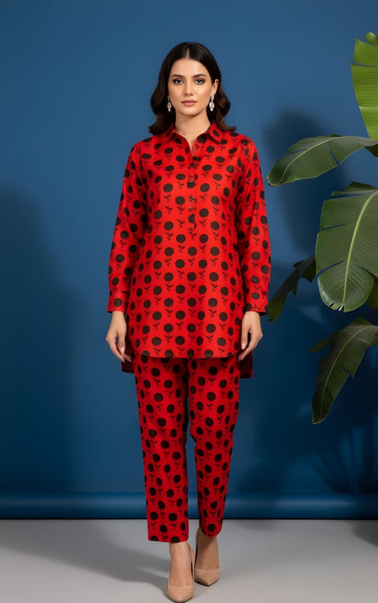 Premium Allover Khaddar 2-Piece Unstitched Suit