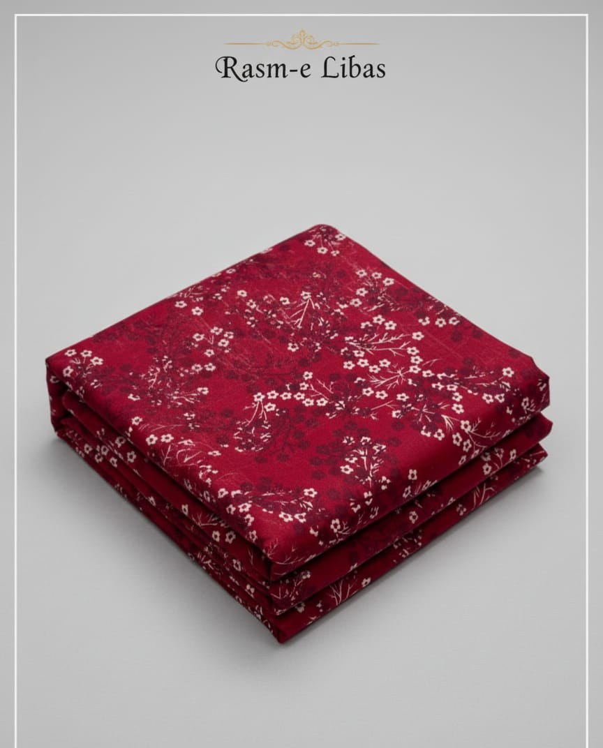 Premium Allover Khaddar 2-Piece Unstitched Suit